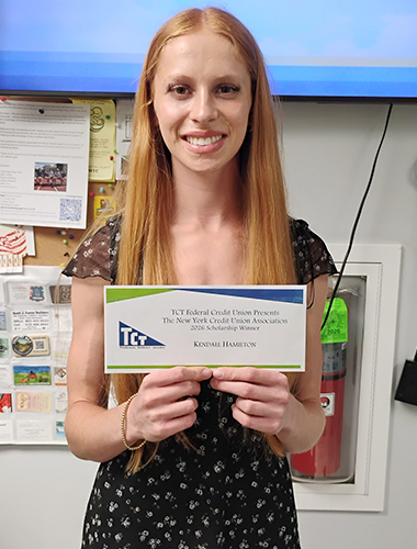 TCT Scholarship Recipient Kendall Hamilton