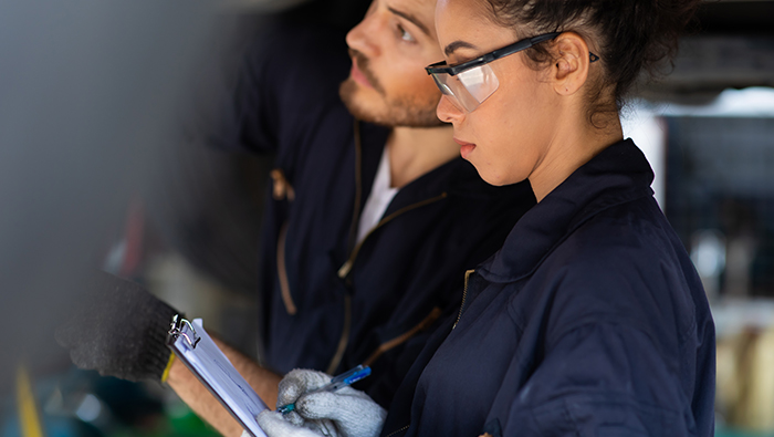 three students of electricity