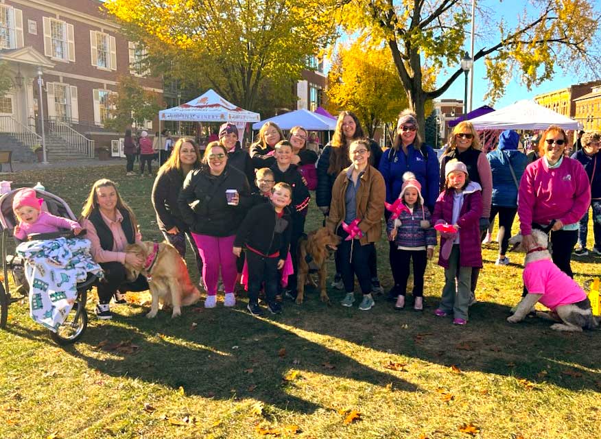 Team TCT at the Making Strides against Breast Cancer Walk in Glens Falls